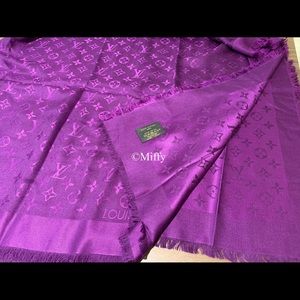 Louis Vuitton monogram shawl